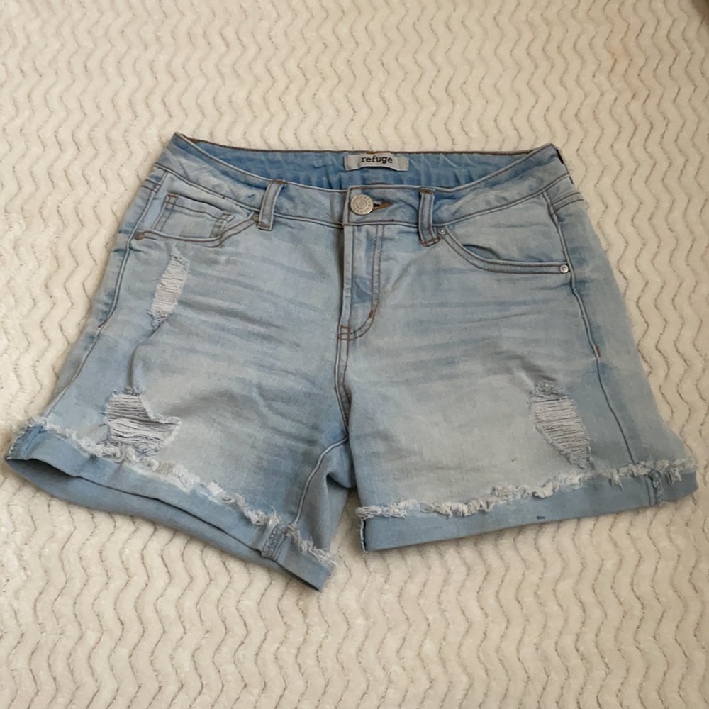 Denim shorts